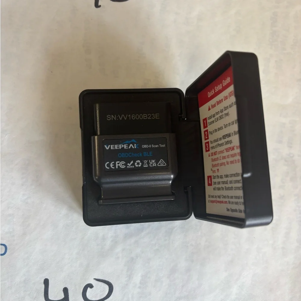 Black OBD-II Scan Tool